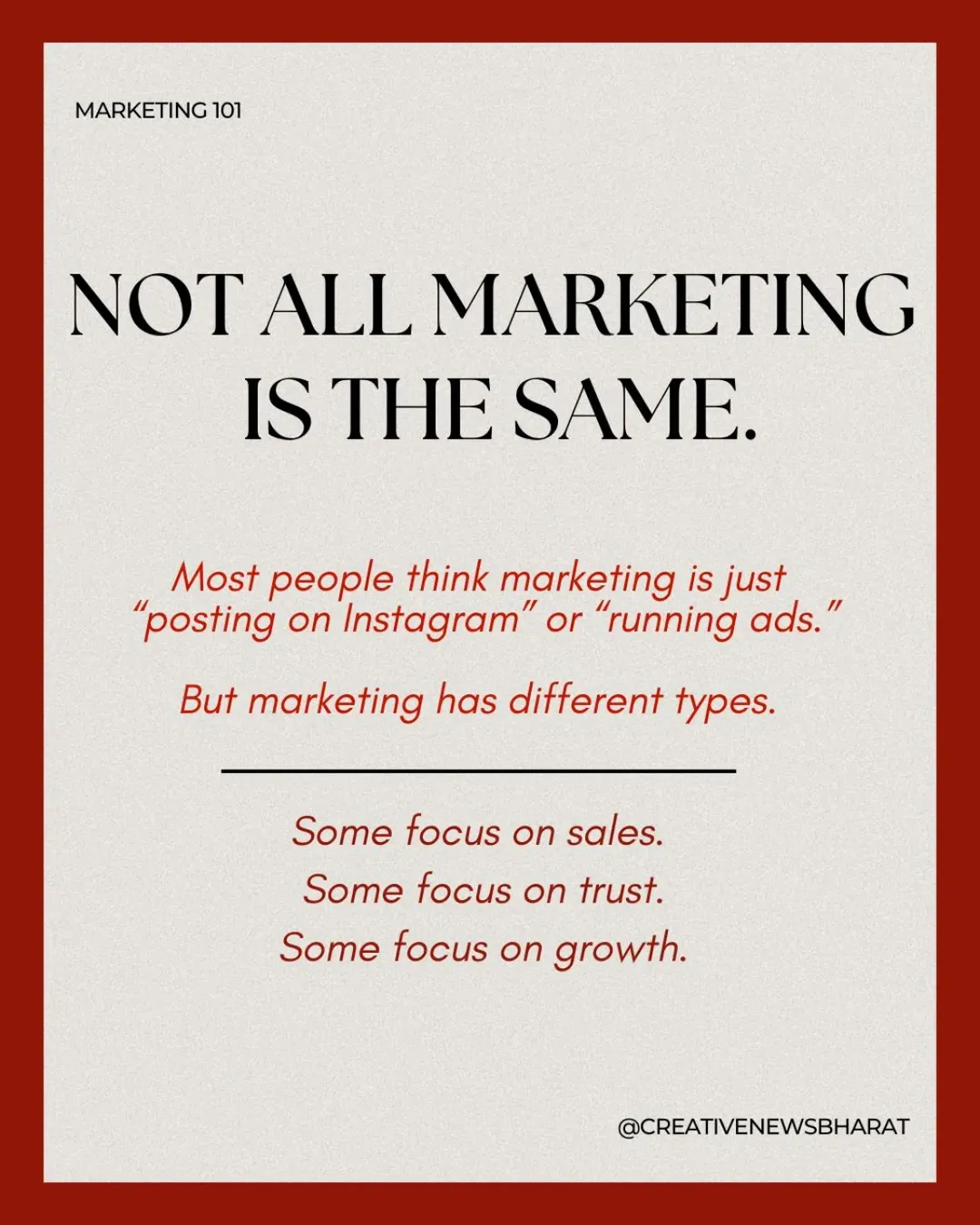 Marketing strategy carousel design